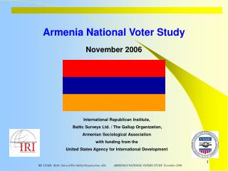 Armenia National Voter Study