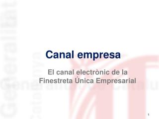 Canal empresa