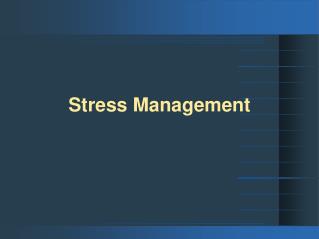 Stress Management