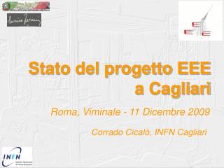 Stato del progetto EEE a Cagliari