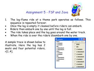 Assignment 5 - FSP and Java