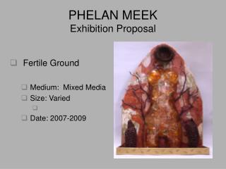 PHELAN MEEK Exhibition Proposal