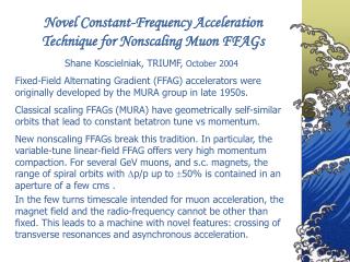 Novel Constant-Frequency Acceleration Technique for Nonscaling Muon FFAGs