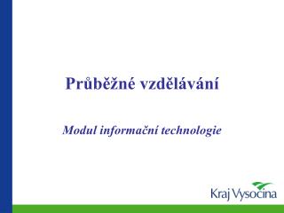 Průběžné vzdělávání