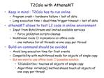 T2Calo with AthenaMT