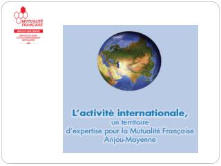 L ’ Europe Le Réseau Francophone en Déficience Sensorielle et du Langage (Québec) L ’ Afrique