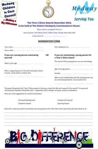 NOMINATION FORM