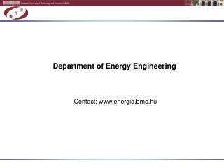 Department of Energy Engineering