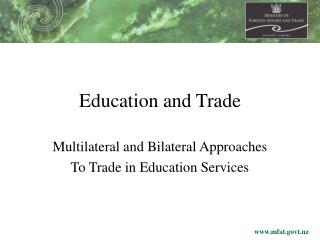 Education and Trade