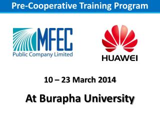 Pre-Cooperative Training Program