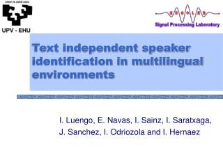 Text independent speaker identification in multilingual environments