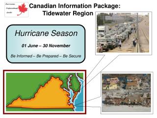 Hurricane Season 01 June – 30 November Be Informed – Be Prepared – Be Secure