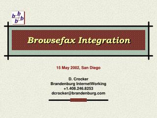Browsefax Integration