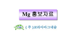 Mg 홍보자료