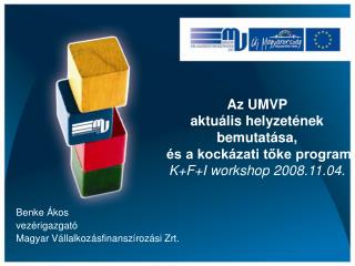 Benke Ákos vezérigazgató Magyar Vállalkozásfinanszírozási Zrt.