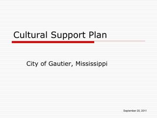 Cultural Support Plan