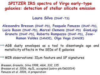 SPITZER IRS spectra of Virgo early-type galaxies: detection of stellar silicate emission