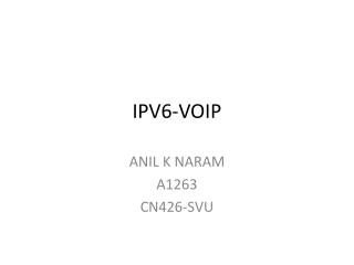 IPV6-VOIP