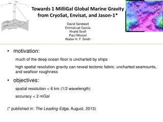 motivation: much of the deep ocean floor is uncharted by ships
