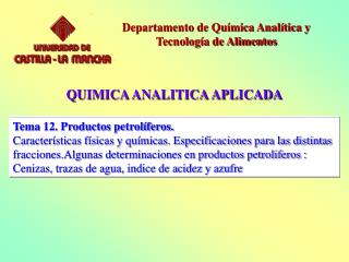 QUIMICA ANALITICA APLICADA