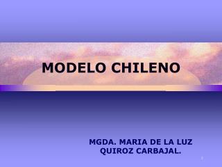 MODELO CHILENO