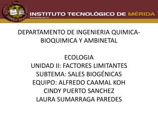 SALES BIOGENICAS