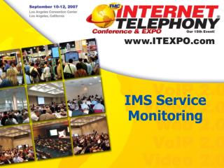 IMS Service Monitoring