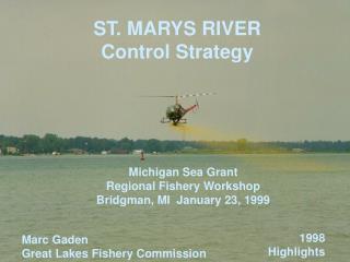 ST. MARYS RIVER Control Strategy 1998 Highlights