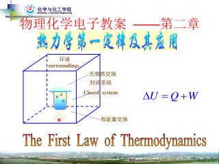 物理化学电子教案 —— 第二章