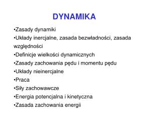 DYNAMIKA