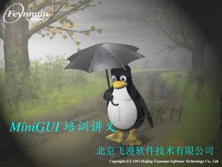 MiniGUI 培训讲义