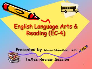 English Language Arts & Reading (EC-4)