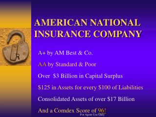 AMERICAN NATIONAL INSURANCE COMPANY