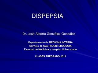 DISPEPSIA