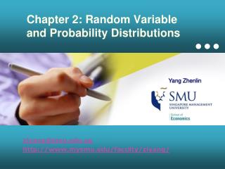 Chapter 2: Random Variable and Probability Distributions