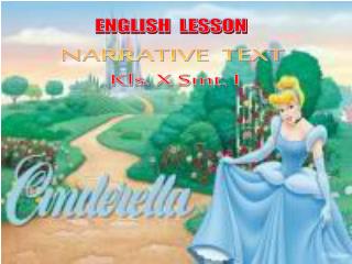 NARRATIVE TEXT Kls . X Smt. I