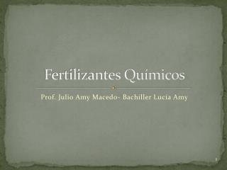 Fertilizantes Químicos