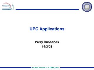 UPC Applications