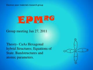 Electron poor materials research group