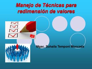 Manejo de Técnicas para redimensión de valores