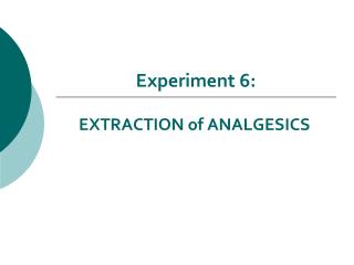 Experiment 6:
