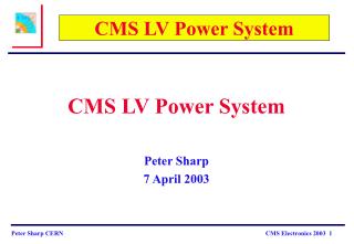 CMS LV Power System