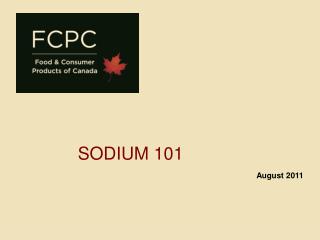 SODIUM 101