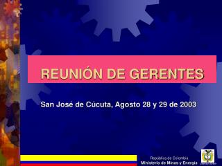 REUNIÓN DE GERENTES