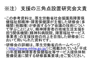 ※ 注 ） 　支援の三角点設置 研究会文責