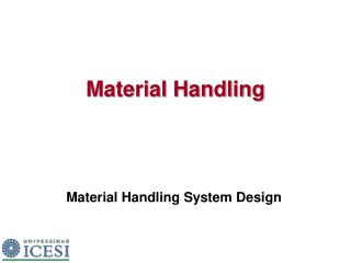 Material Handling