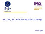 MexDer, Mexican Derivatives Exchange