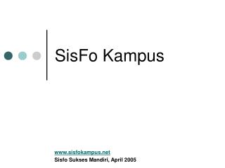 SisFo Kampus