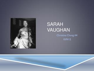 Sarah Vaughan