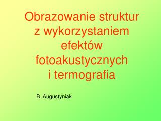 B. Augustyniak